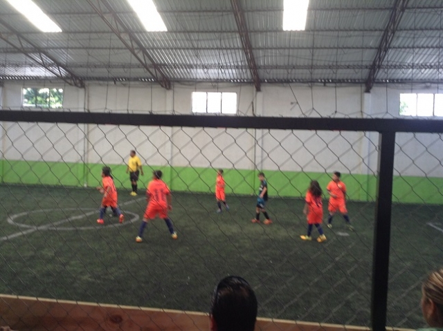 en pleno partido